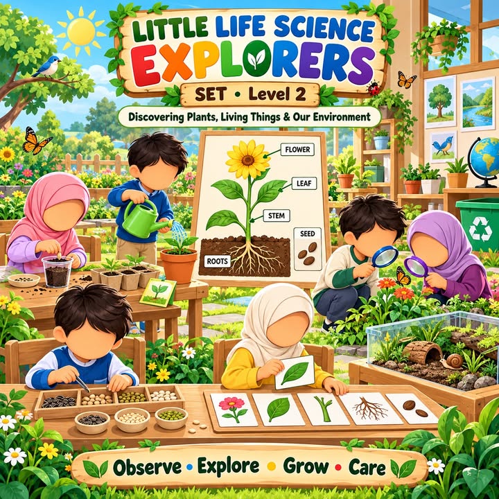 Level 2 learners explore plants and seeds through hands-on science lessons