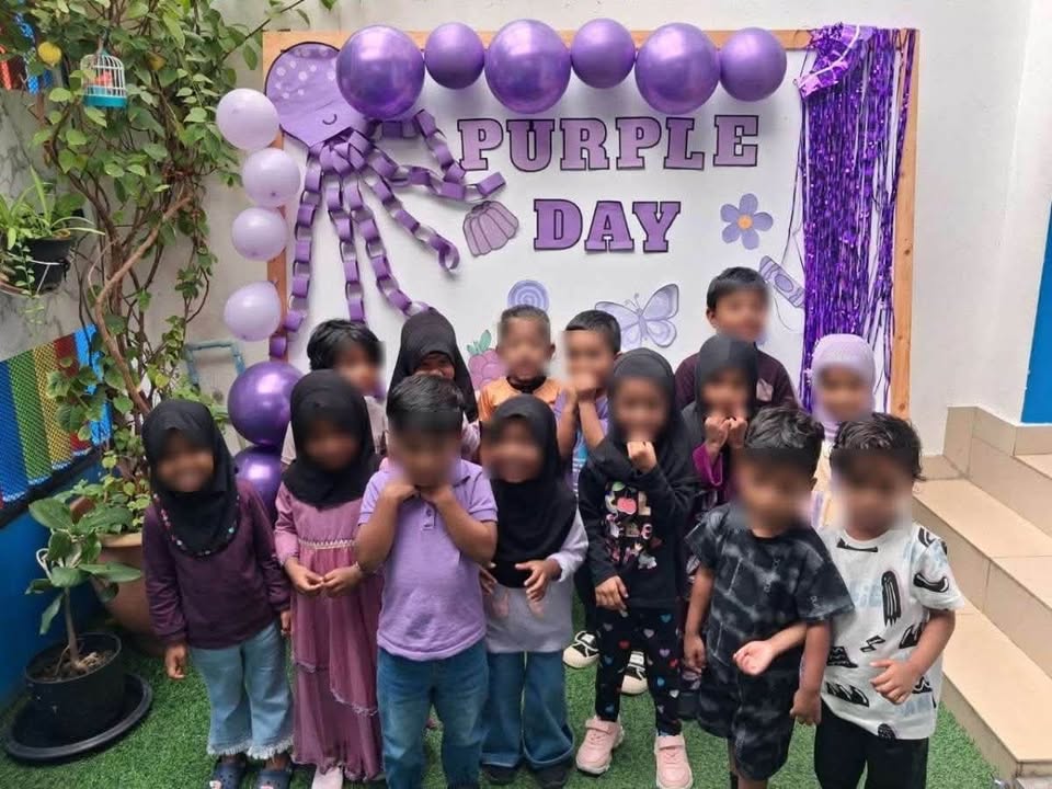 Little learners celebrate Purple Day with colorful discoveries and tasty treats