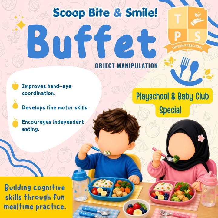 Students develop essential self-feeding skills through everyday mealtimes together